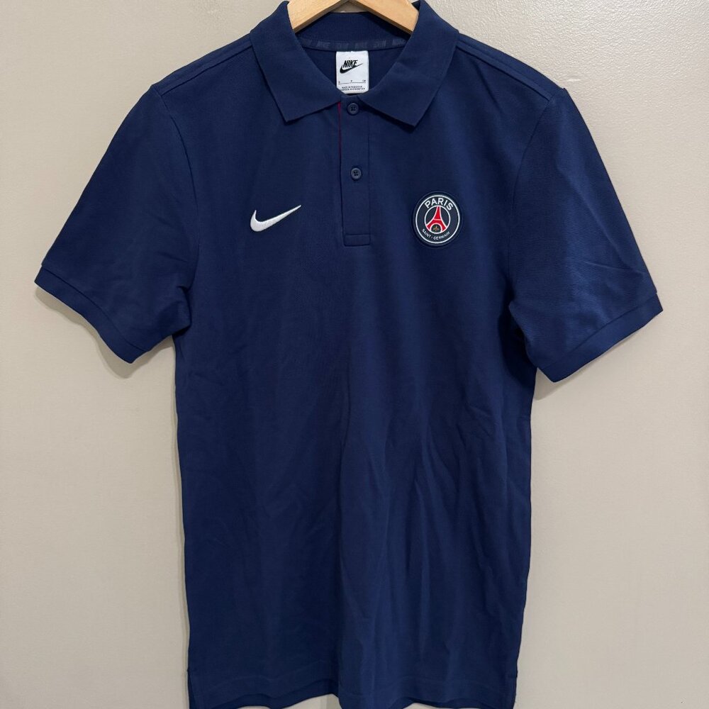 Nike Paris Saint Germain PSG Team Issue Polo Shirt Soccer Men’s S DM2984-410 NEW